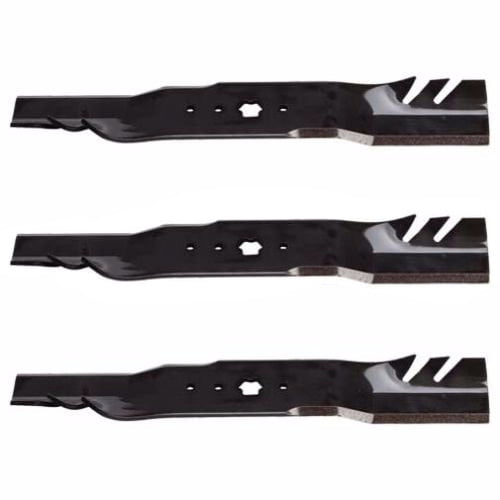 3 Oregon 598-672 Gator Blades 18-1/2 x 5/8 Replaces MTD 742-0677 54" Cut 